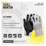 Cycling Gloves 24-Wind White Full Finger