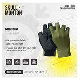 Cycling Gloves Minima Bronze Green Fingerless