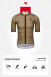 Carbonfiber Brown Pro Mens Short Sleeve Top