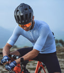 Urban Traveler Max Mens Light Blue Short Sleeve Jersey